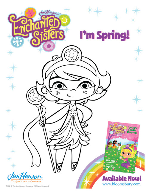 Coloring pages â enchanted sisters