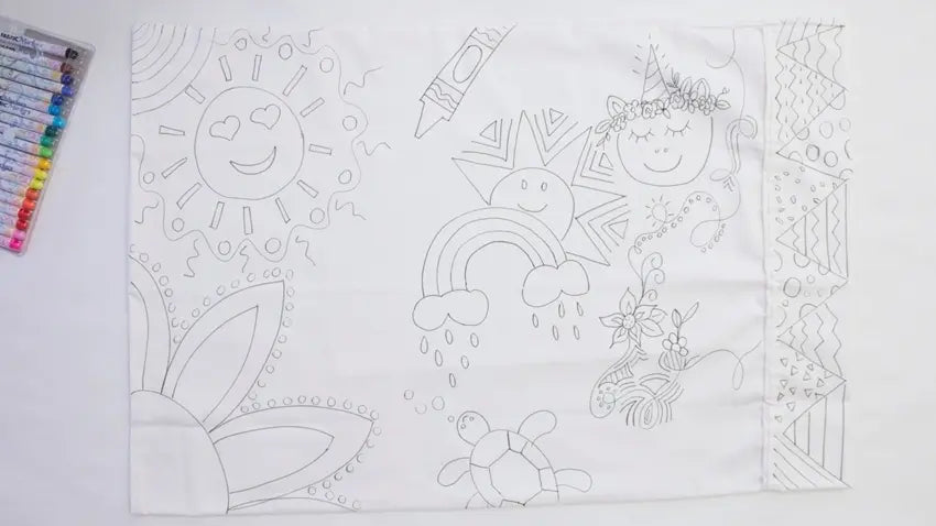 Diy pillowcase idea for kids sleepover party â tulip color crafts
