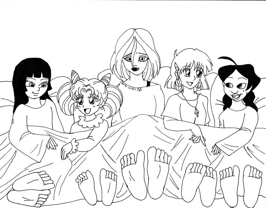 Sleepover part one by dafootclan on