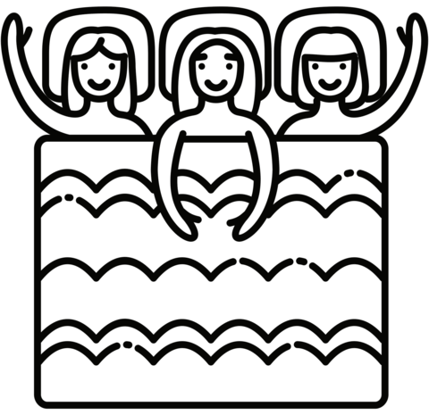 Sleepover coloring page free printable coloring pages