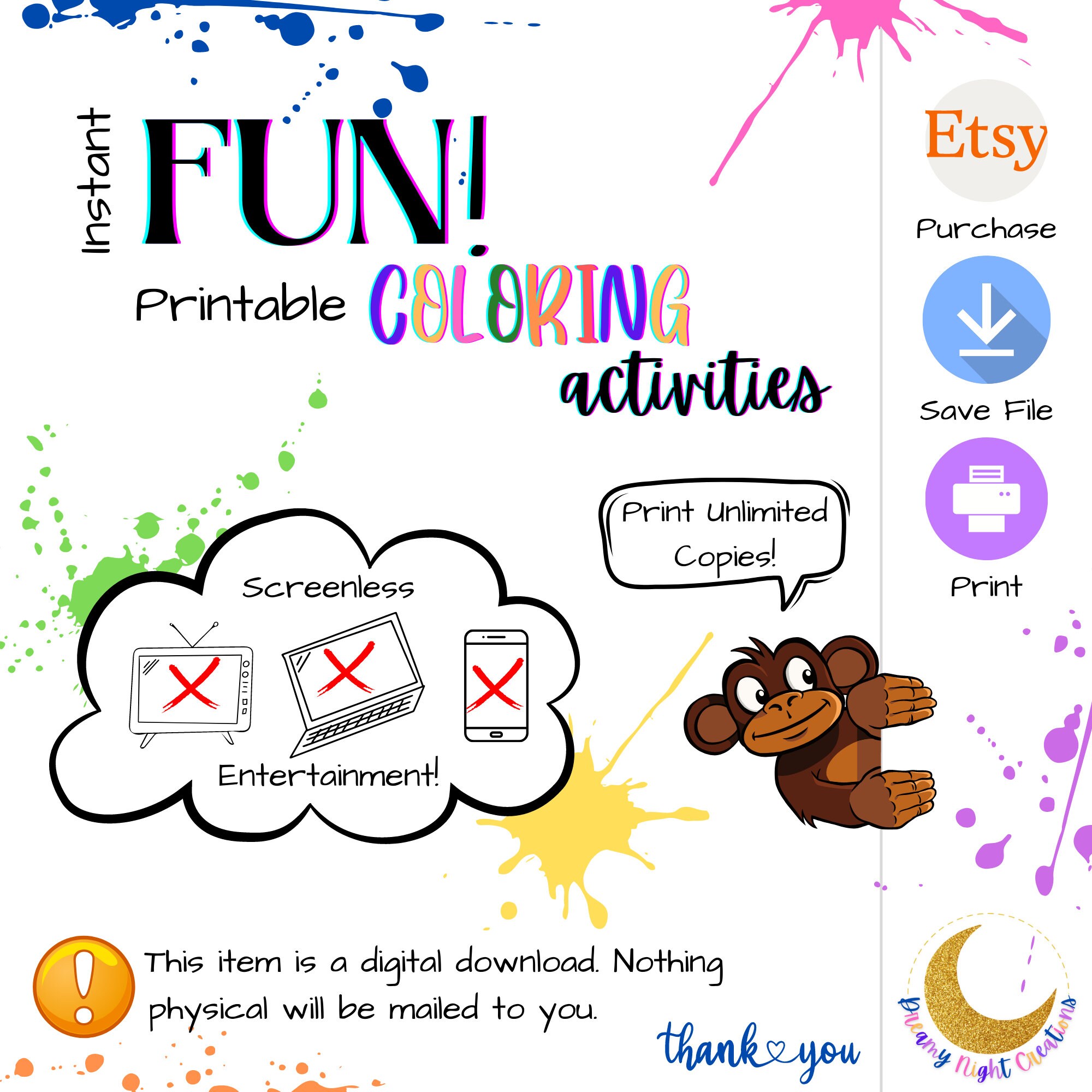 Printable sleepover coloring page slumber party coloring page for girls