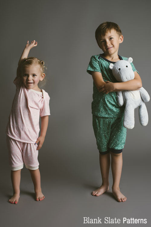 Sleepover pajamas sewing pattern