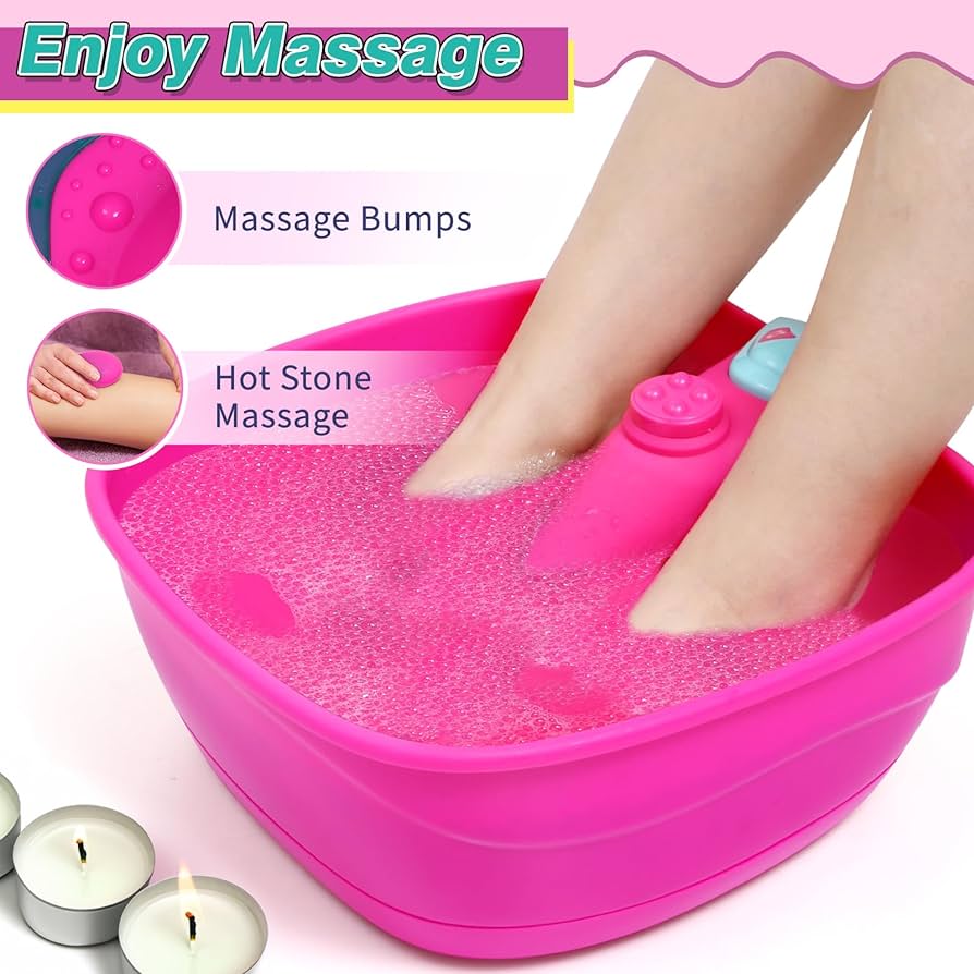 Golray kid foot spa nail kit girl gift for