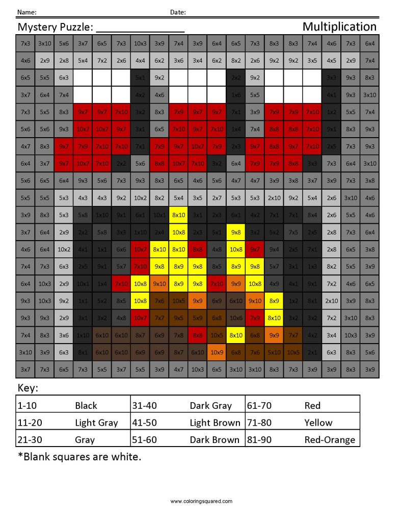 Christmas multiplication and division