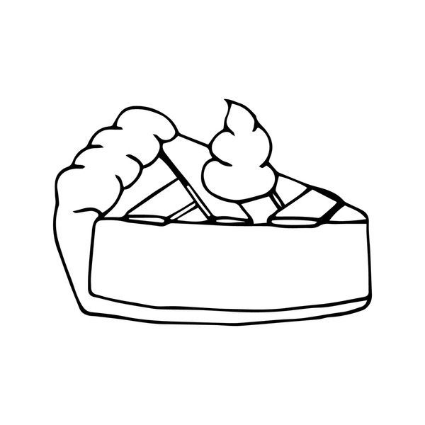Thousand cartoon pie slice royalty