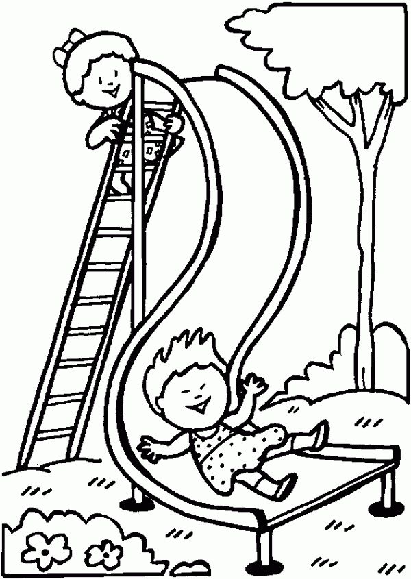 Playground slide