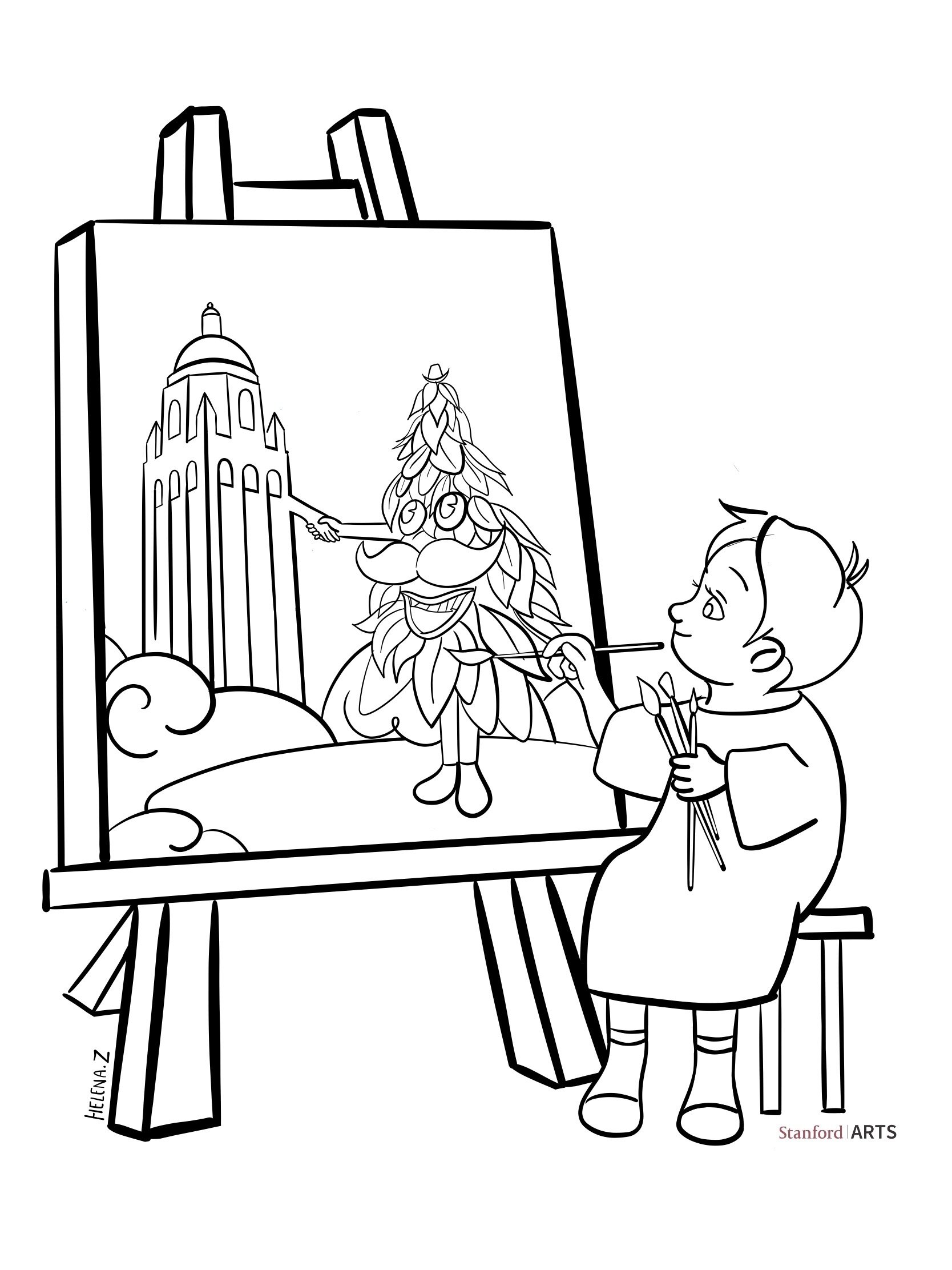 Coloring pages â helena everley zhang
