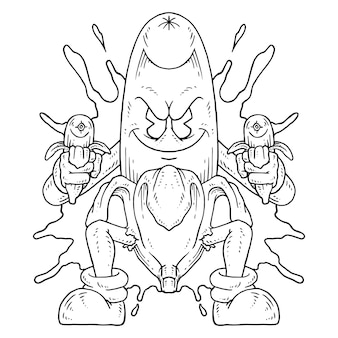 Page cute cat gangster coloring page images