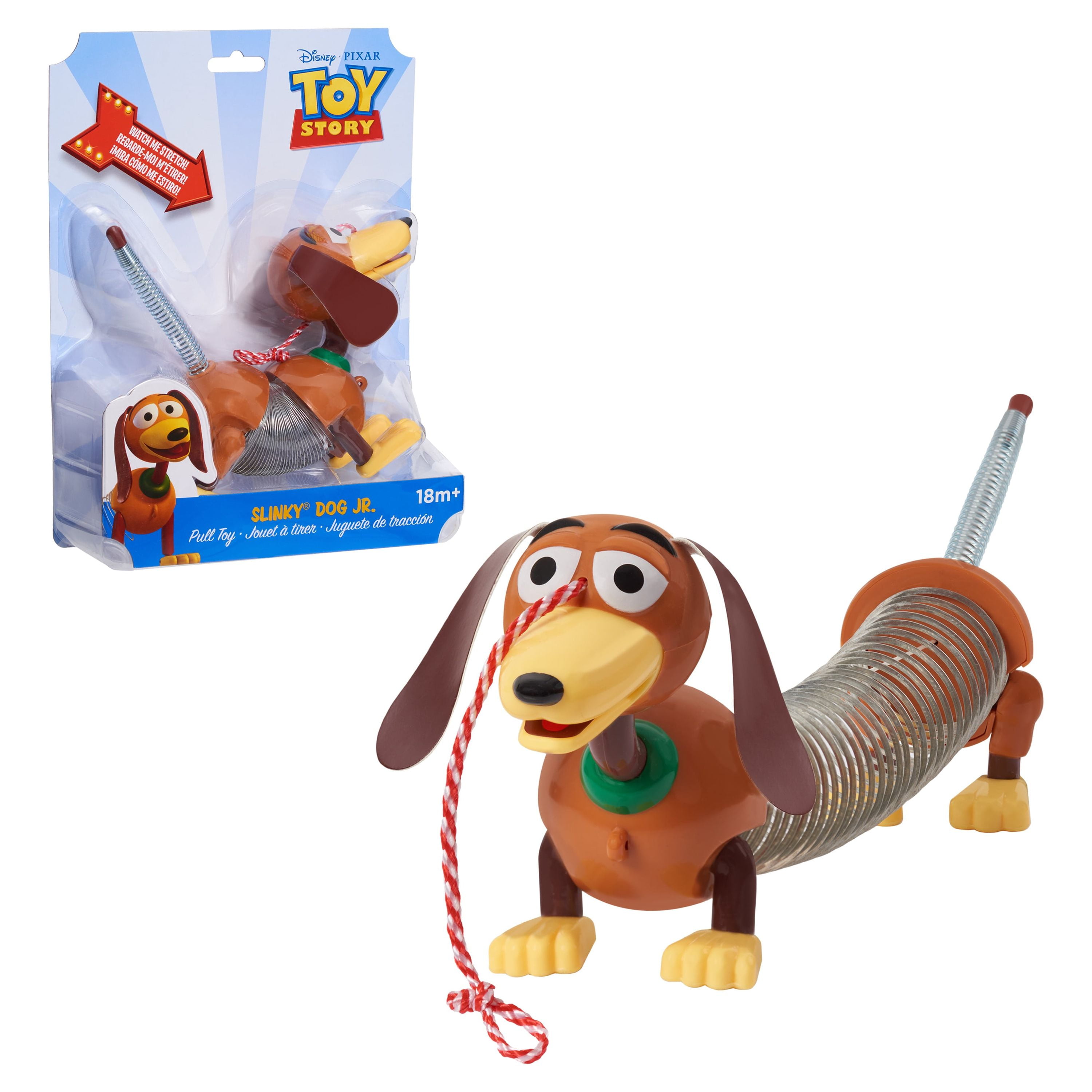 Just play disney and pixar toy story slinky dog jr pull toy preschool ages month