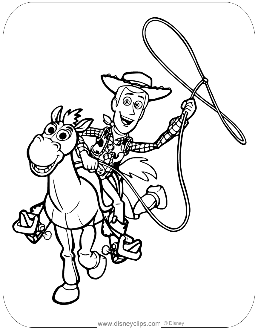 Toy story coloring pages
