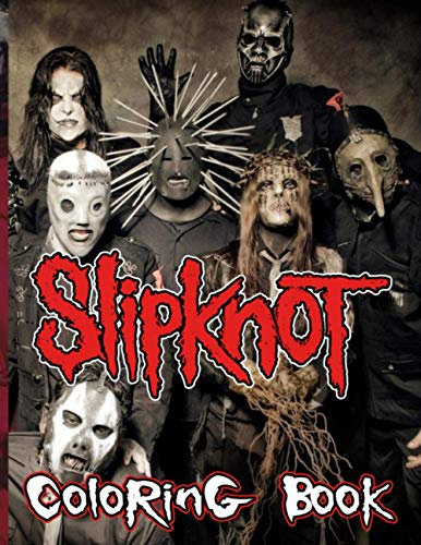 Slipknot coloring book slipknot awesome illustrations coloring books for adults tweens high