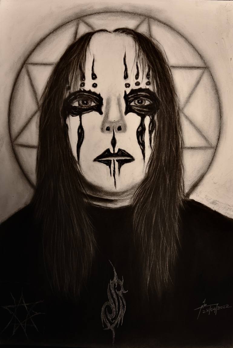 Joey jordison slipknot drawing by john thomas saatchi art