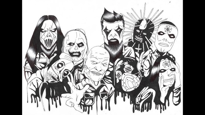 Dibujo de slipknot
