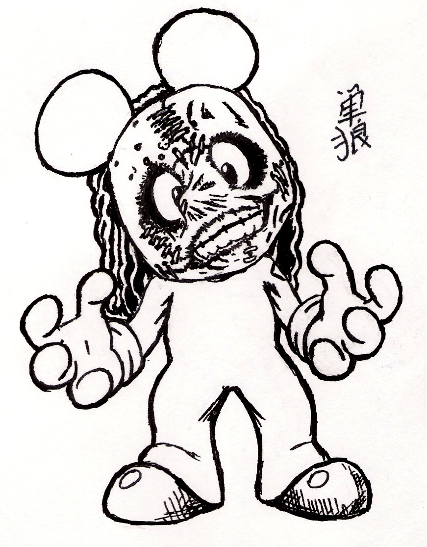 Slipknot mickey by roninwolf on