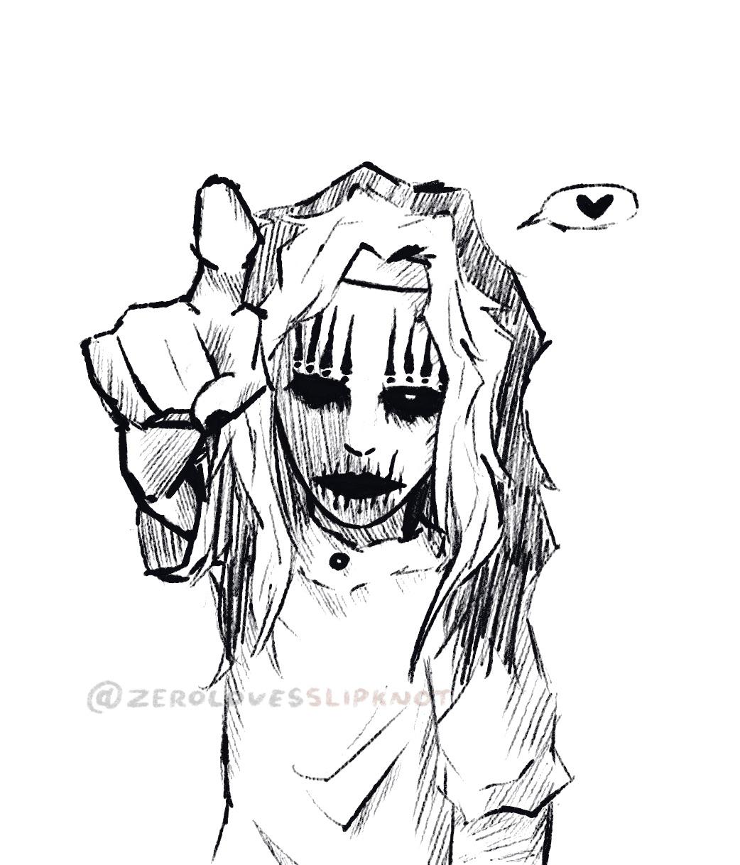 Another joey jordison drawing i did a silly sketch rslipknot