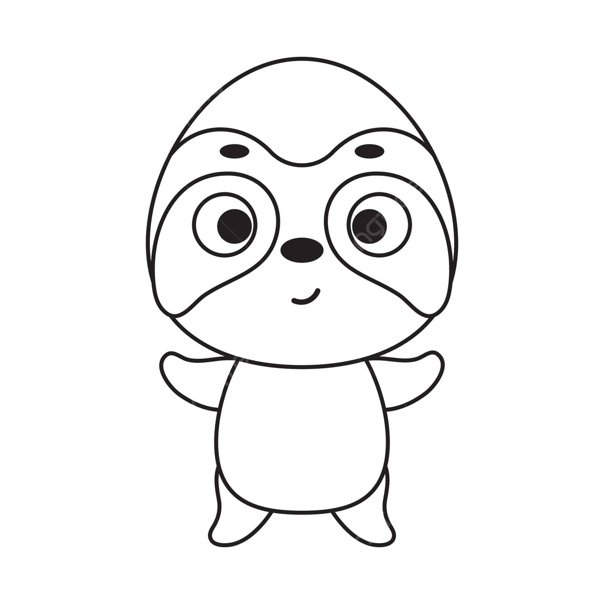 Cute sloths coloring book png transparent images free download vector files