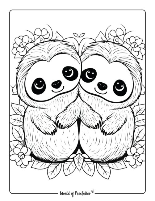 Valentines day coloring pages