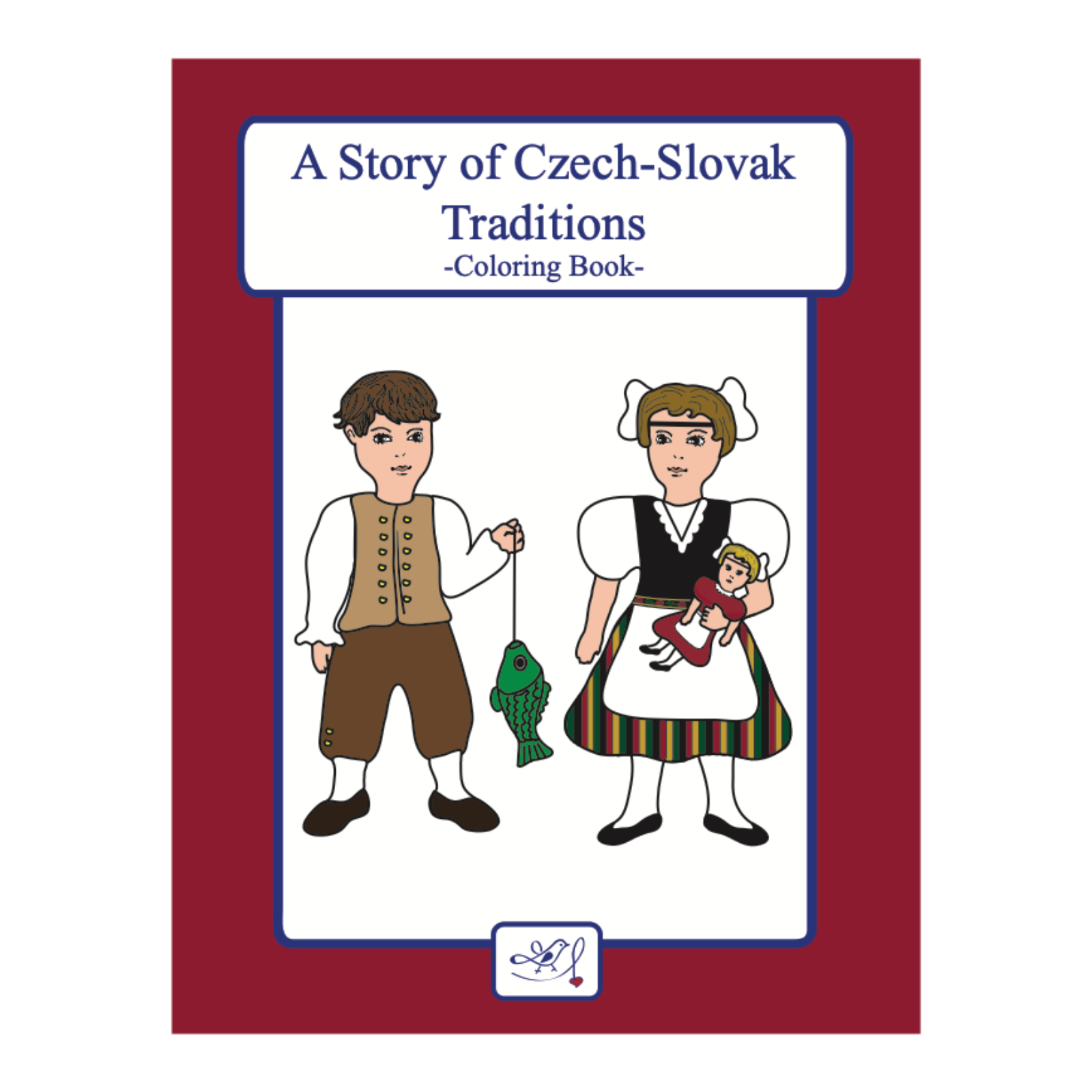 Coloring book a story of czech