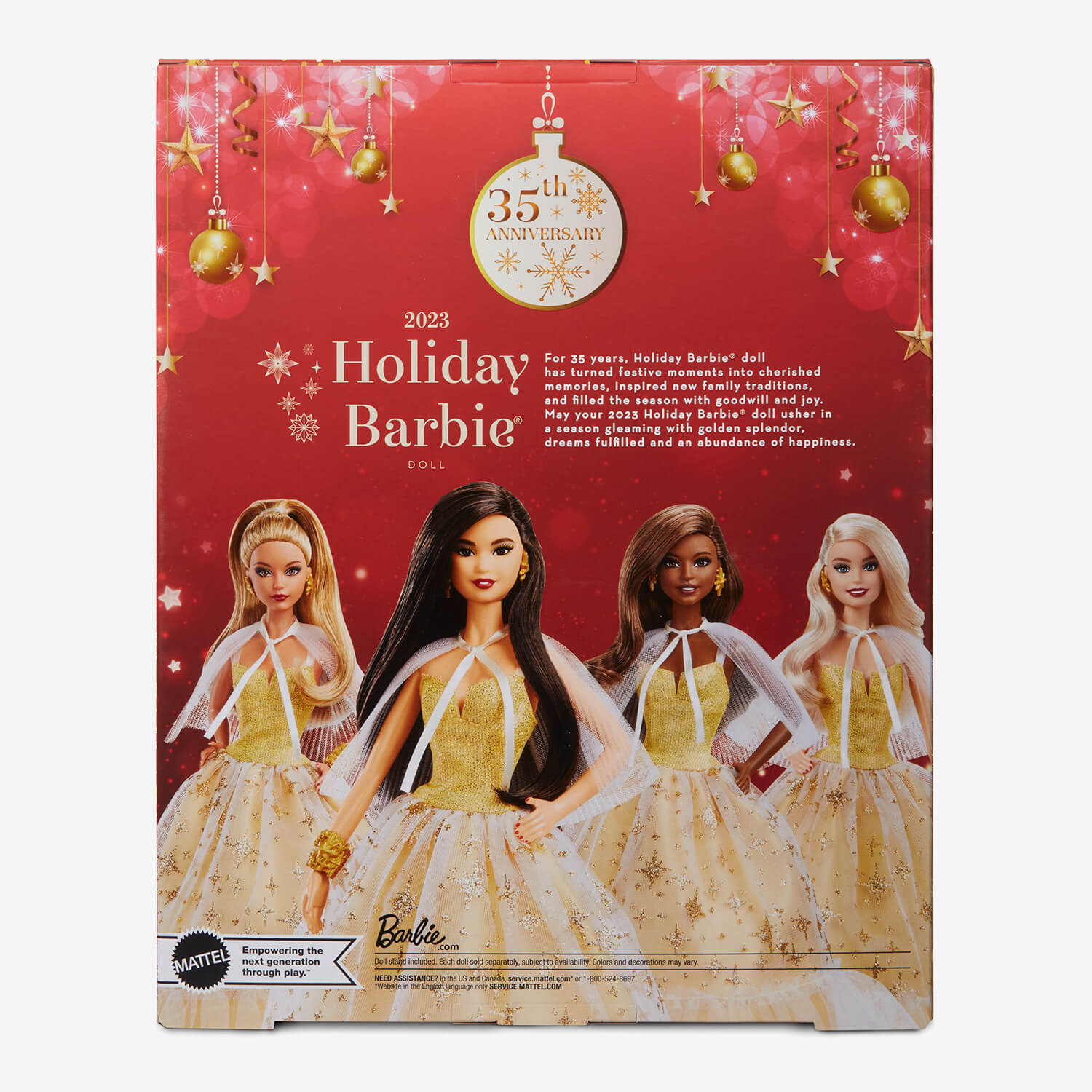 Holiday barbie doll â
