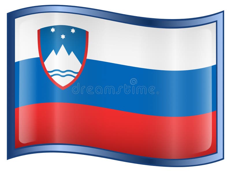 Flag slovenia round stock illustrations â flag slovenia round stock illustrations vectors clipart