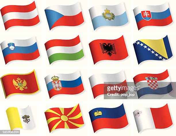 Slovenia flag vector stock photos high