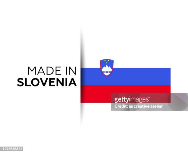 Slovenia flag vector stock photos high