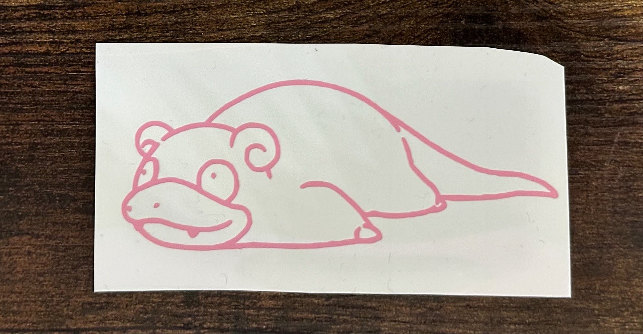 Slowpoke stickers
