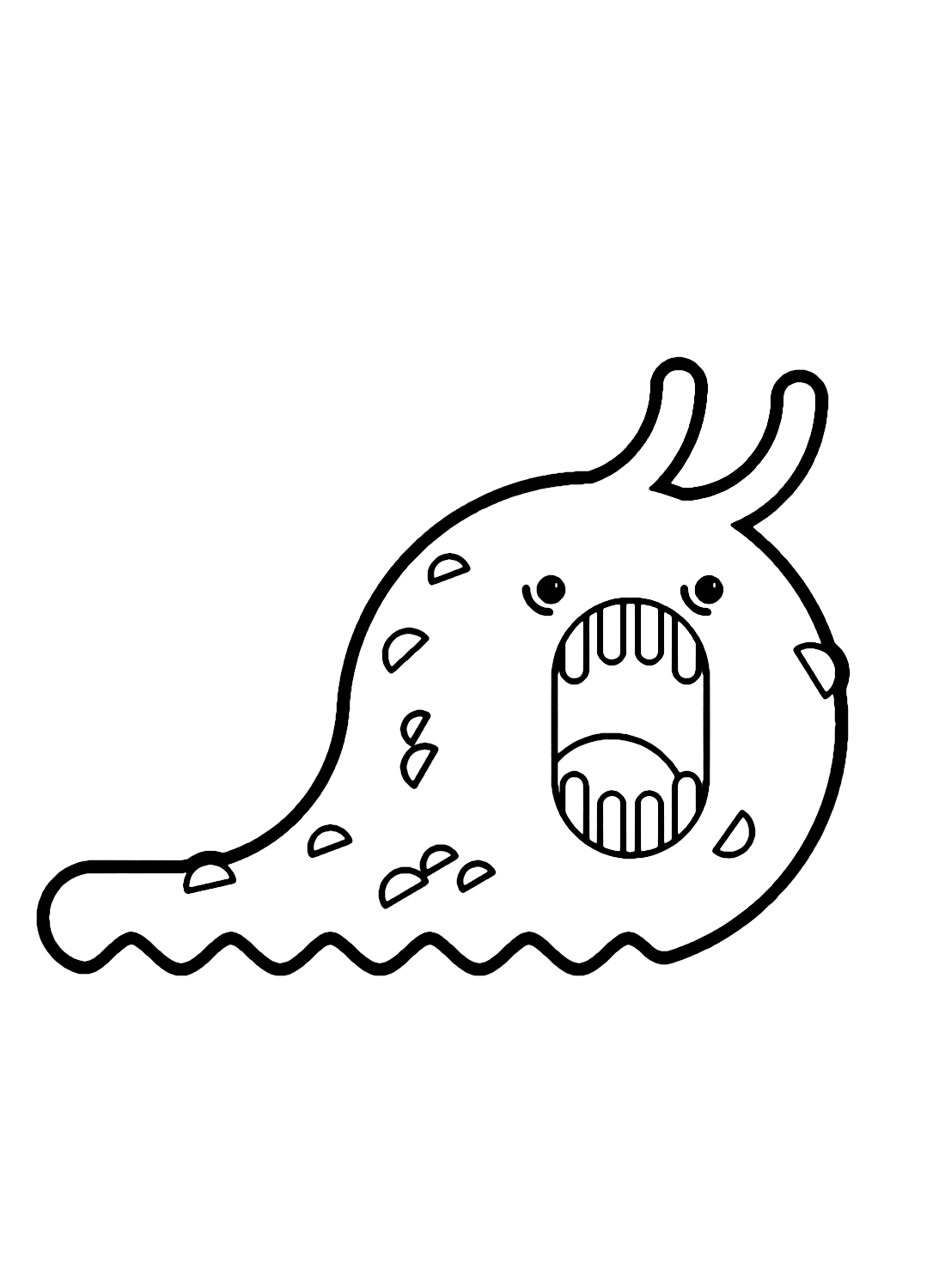 Slug coloring pages printable for free download