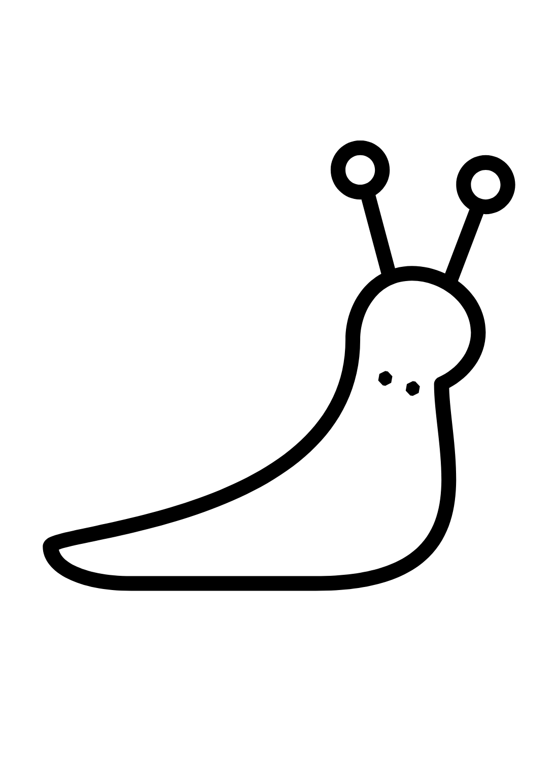 Slug coloring pages printable for free download