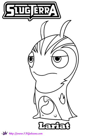 Lariat slug coloring page free printable coloring pages