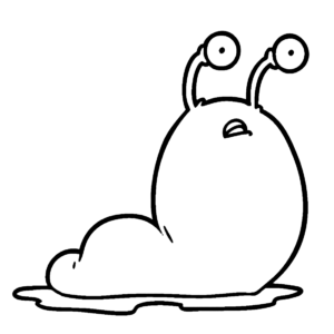 Slug coloring pages printable for free download
