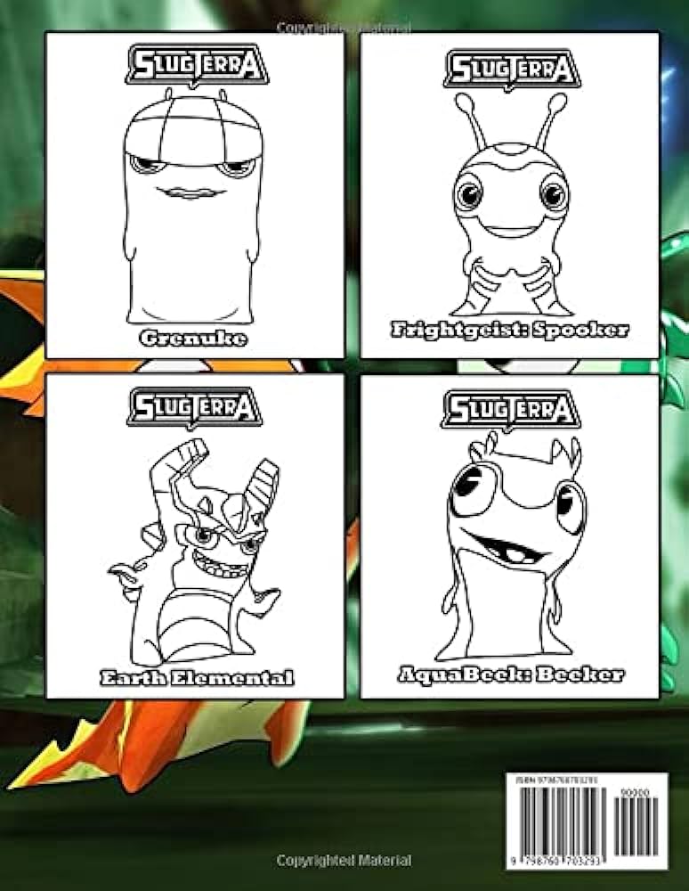 Slugterra coloring book creative and fun coloring activity for all ages to relax and relieve stress kent clark
