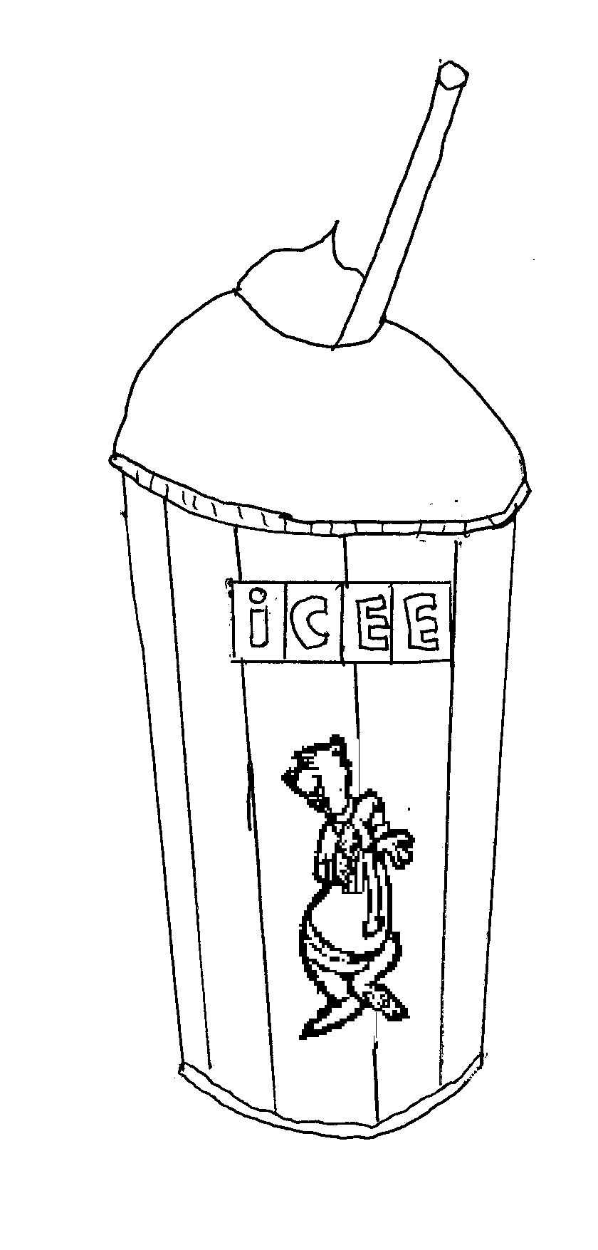 My icee coloring contest