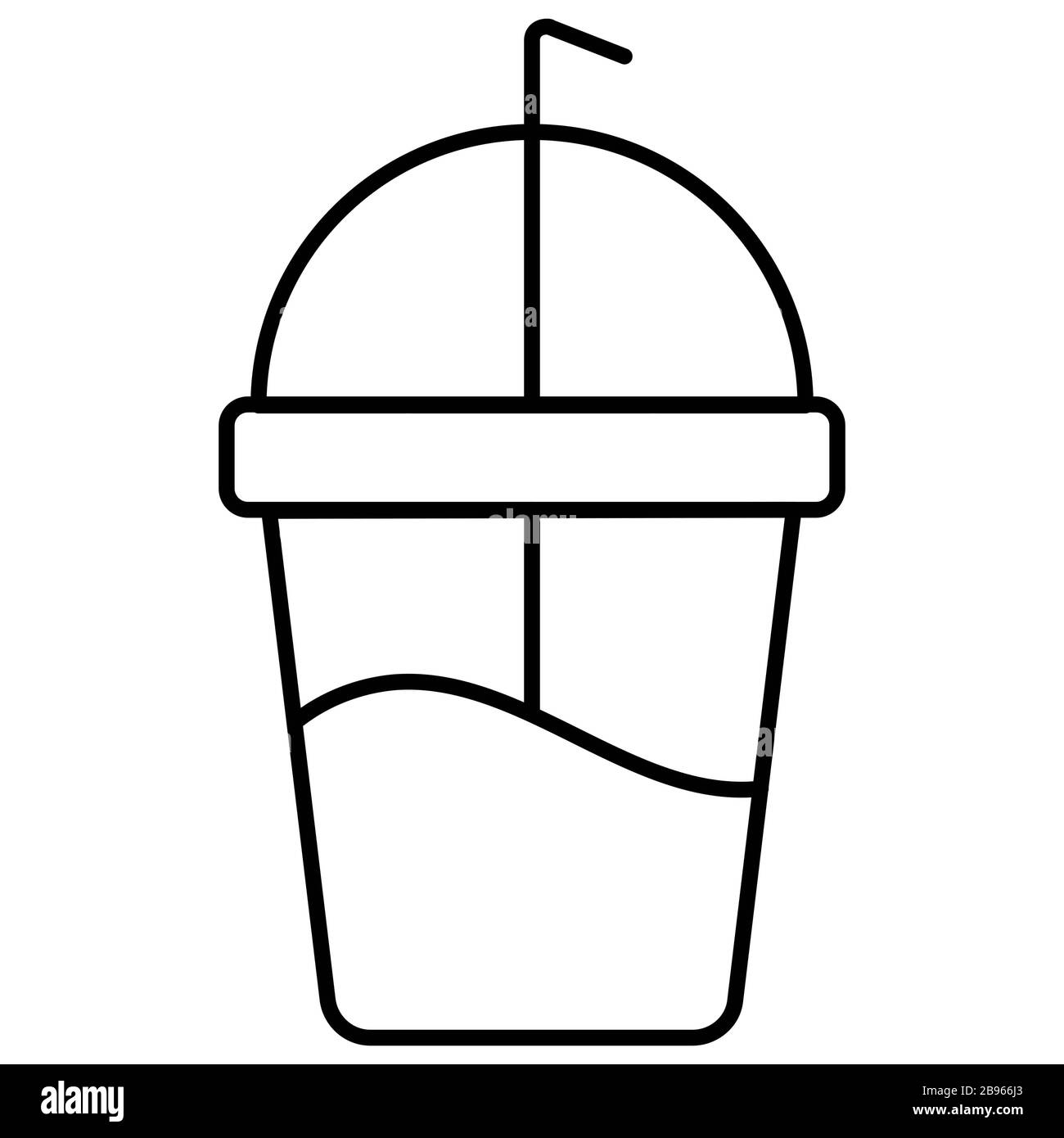 Slushie drink black and white stock photos images