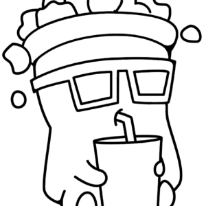 Popcorn coloring pages printable for free download