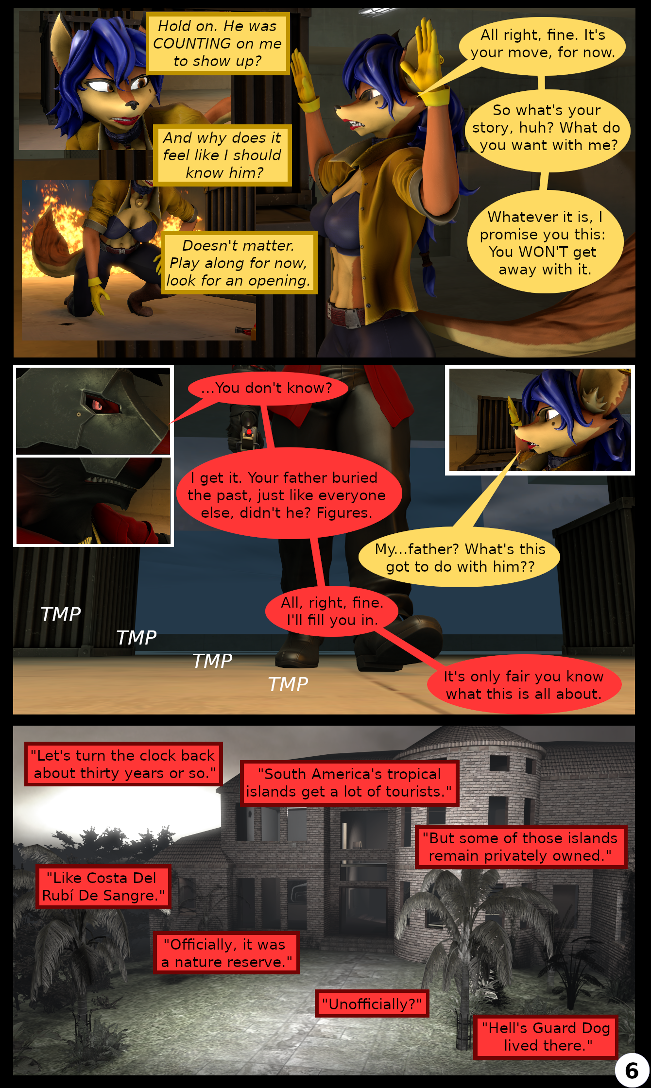 Sly cooper sins of the fathers page six by lonephantom