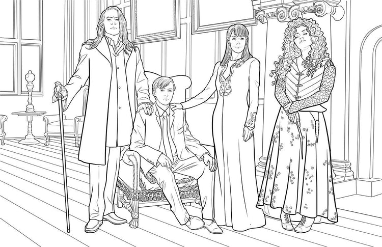 Harry potter slytherin house pride the official coloring book