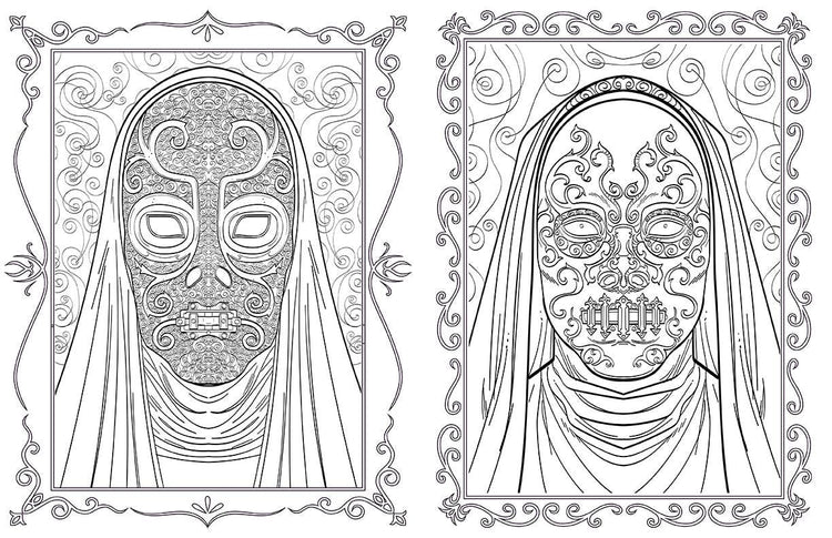 Harry potter slytherin house pride the official coloring book
