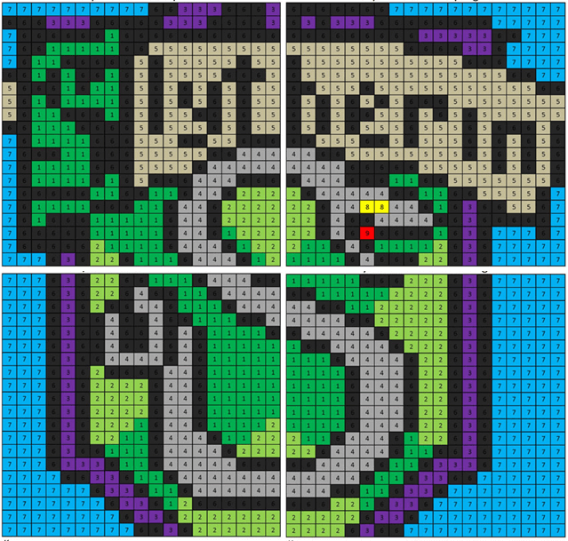 Slytherin coloring mural