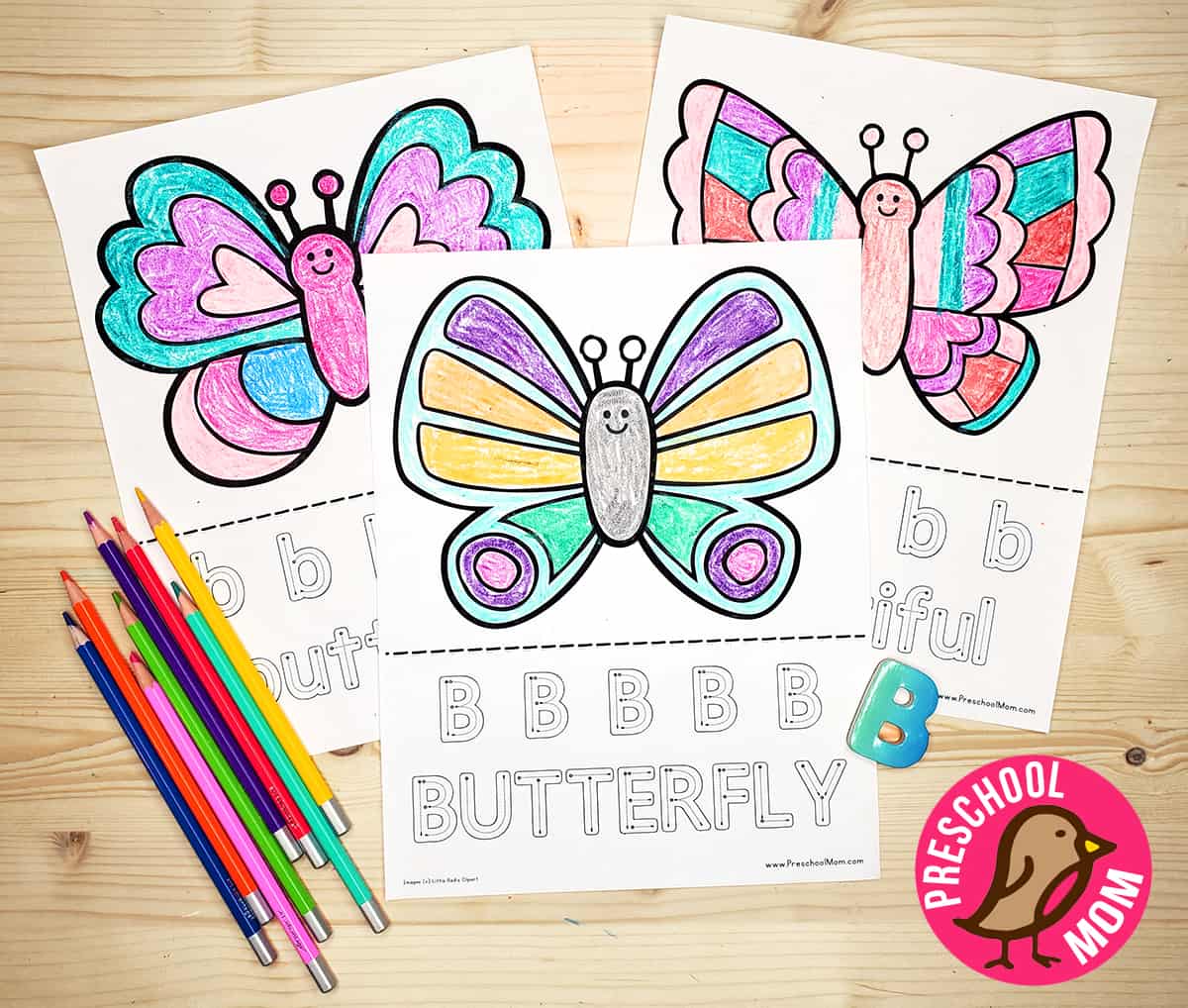 Butterfly coloring pages