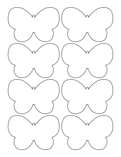 Free printable butterfly templates