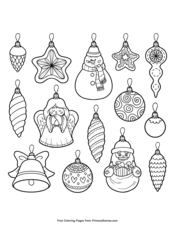 Christmas coloring pages â free printable pdf from