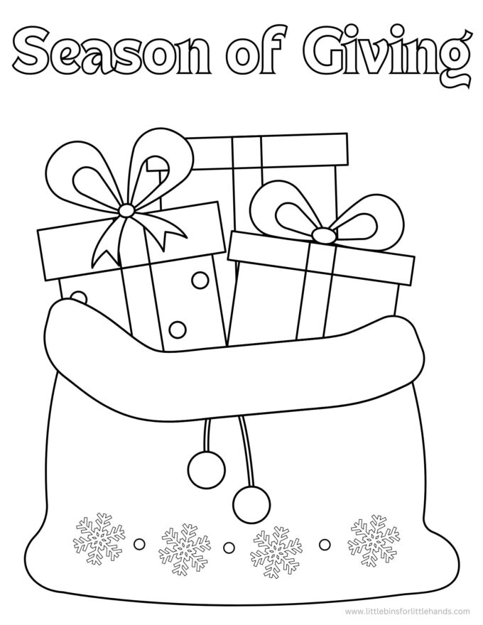 Christmas coloring pages