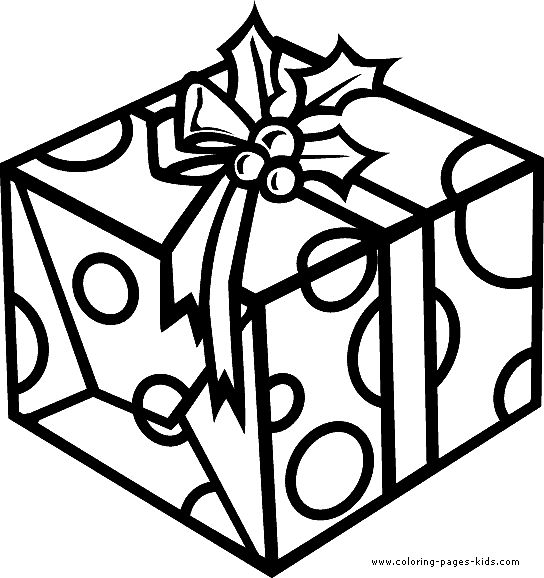 Festive christmas coloring pages