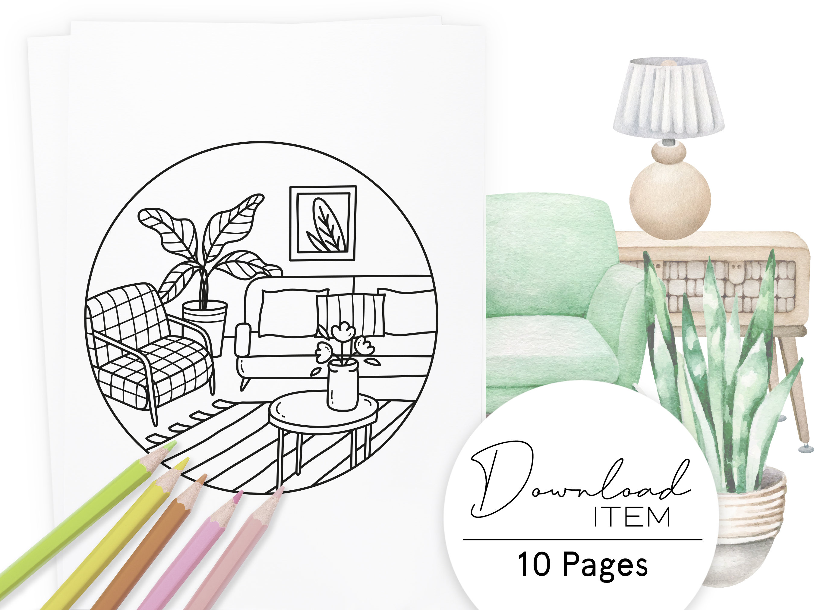 Small coloring pages