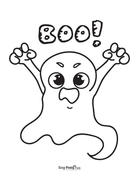 Printable ghost coloring pages â sheets