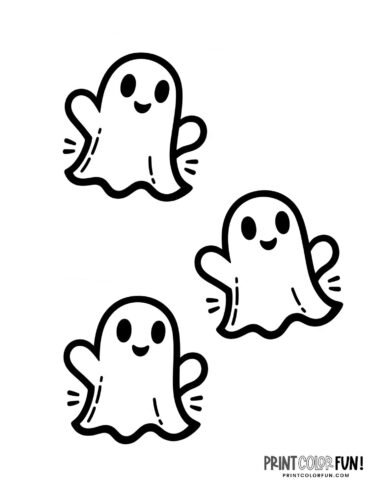 Boo these ghost coloring pages are your key to spook
