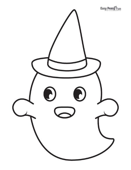 Printable ghost coloring pages â sheets