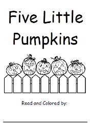 Halloween fun with five little pumpkins