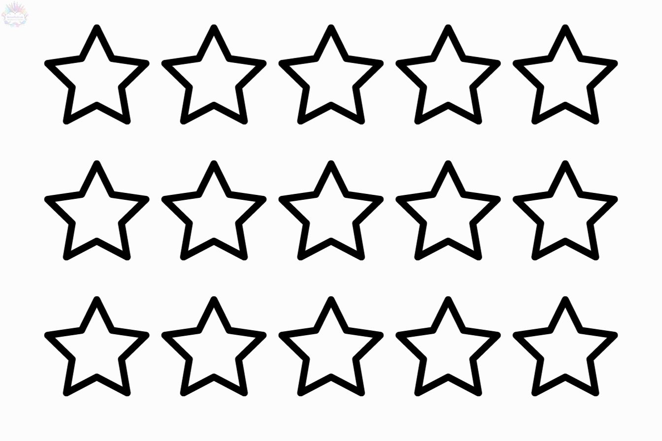 Star coloring pages